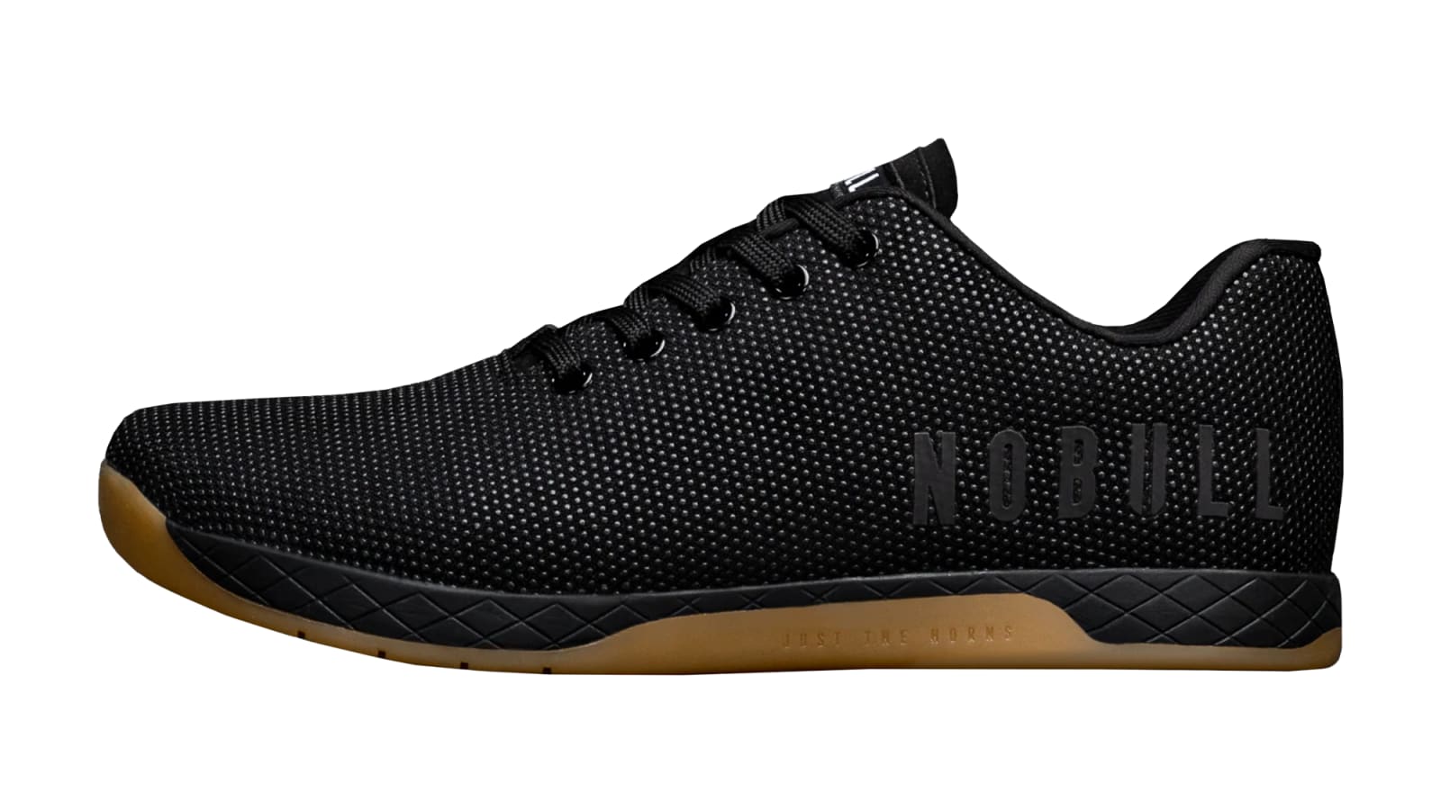 Black training sneakers top